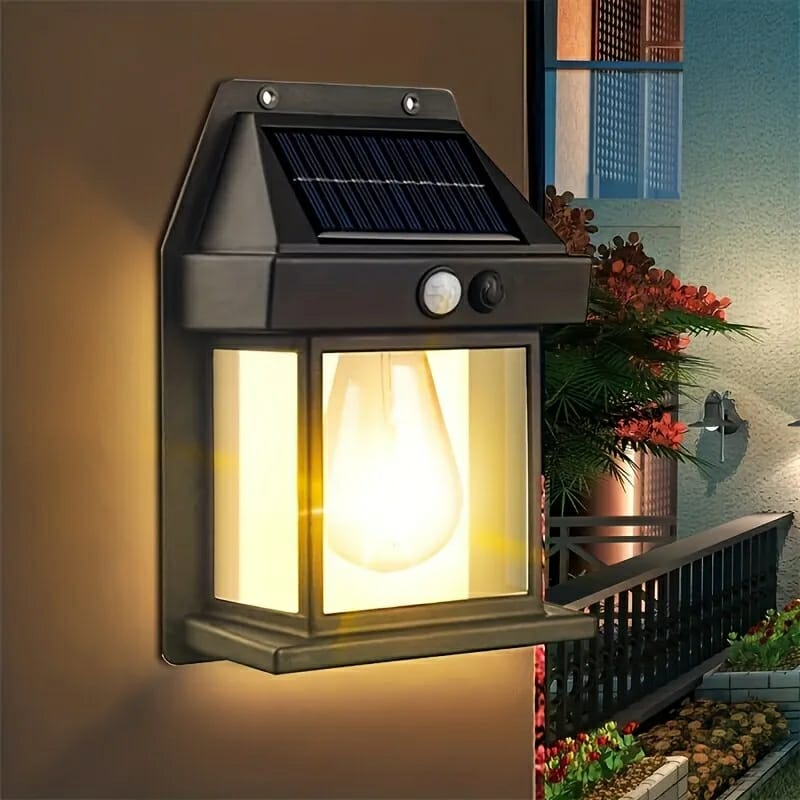 Solar Powered Motion Sensing Waterproof Lamp